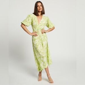 Faithfull The Brand Vittoria Midi Dress in Size US4 / Small